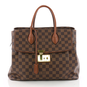 Louis Vuitton Ascot Handbag Damier Brown 3400601