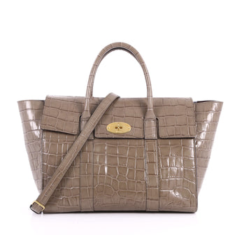 Mulberry Bayswater Convertible Satchel Crocodile 3400802