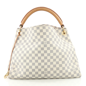 Louis Vuitton Artsy Handbag Damier MM White 3403001