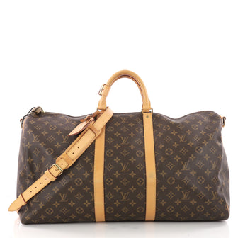 Keepall Bandouliere Bag Monogram Canvas 55