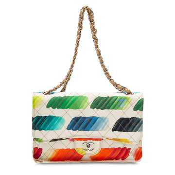 Canvas Flap Bag Watercolor Colorama OS