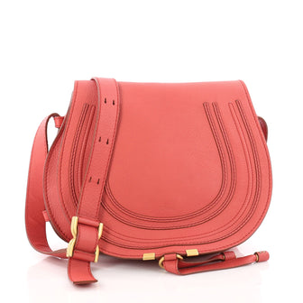  Chloe Marcie Crossbody Bag Leather Medium Pink 3412301