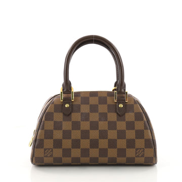 Louis Vuitton Ribera Handbag Damier Mini Brown 3413201