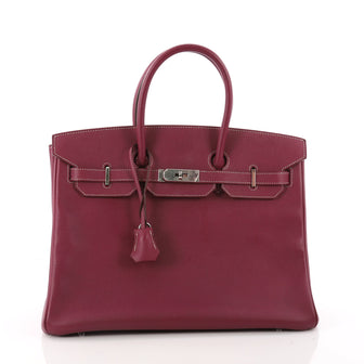 Hermes Candy Birkin Handbag Epsom 35 Purple 3415601