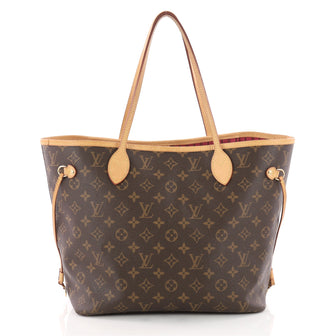 Louis Vuitton Neverfull NM Tote Monogram Canvas MM Brown 3418201