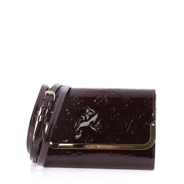 Louis Vuitton Rossmore Handbag Monogram Vernis PM Red 3419001