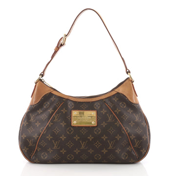Louis Vuitton Thames Handbag Monogram Canvas GM Brown 3419803
