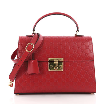 Gucci Padlock Top Handle Bag Guccissima Leather Medium 3419901