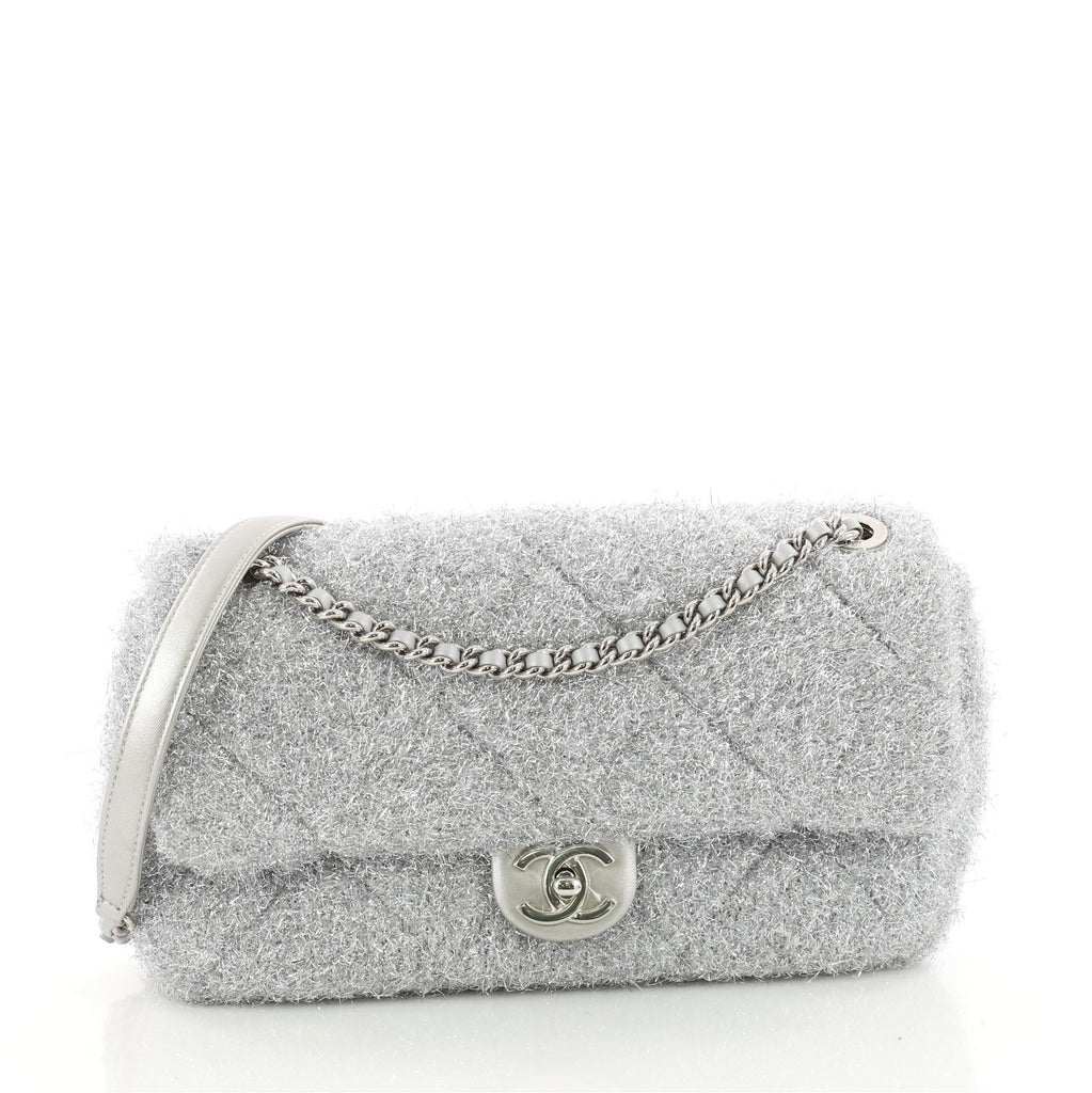 Preowned CHANEL Grey Black Silver Ombre Melrose Degrade JUMBO Flap  AUTHENTIC for Sale in San Diego, CA - OfferUp