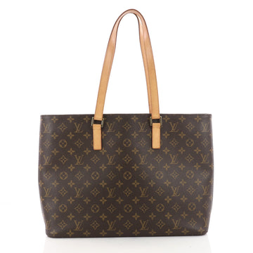 Louis Vuitton Luco Handbag Monogram Canvas Brown 3423301