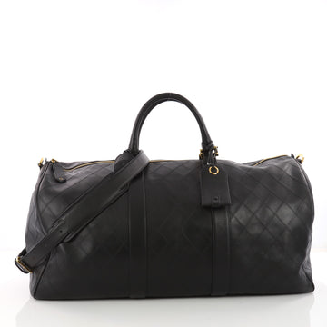 Chanel Vintage Diamond Stitch Boston Bag Quilted 3423901