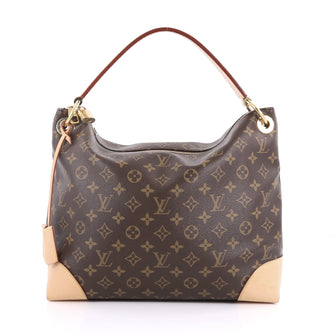 Louis Vuitton Berri Handbag Monogram Canvas PM Brown 3425201