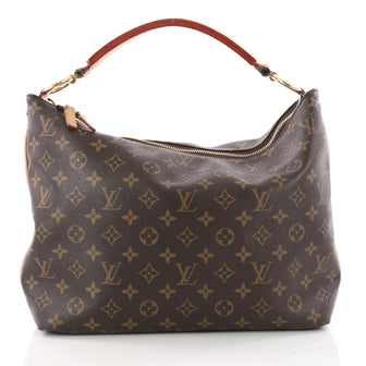 Louis Vuitton Sully Handbag Monogram Canvas PM Brown 3427901