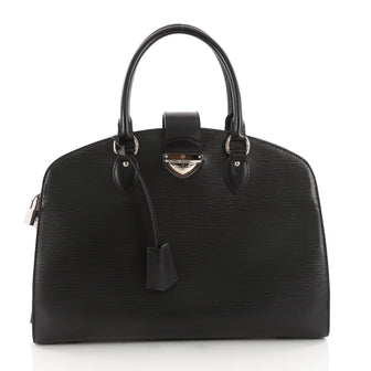 Louis Vuitton Pont Neuf Handbag Epi Leather GM Black 3428602