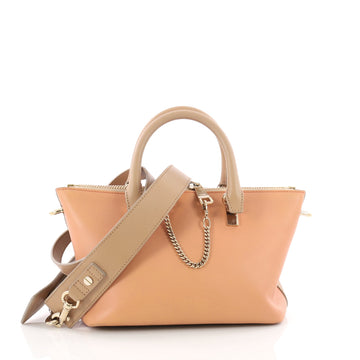 Chloe Bicolor Baylee Satchel Leather Mini Neutral 3428804