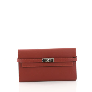 Hermes Kelly Wallet Epsom Long Red 3429102