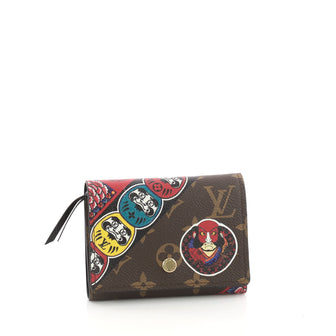 NM Compact Victorine Wallet Limited Edition Kabuki Monogram Canvas