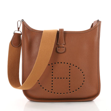 Hermes Evelyne Crossbody Gen II Clemence PM Brown 3429503