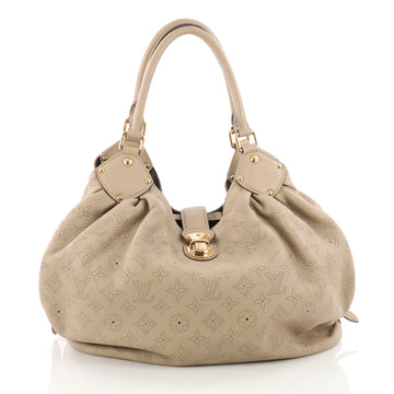 Louis Vuitton L-Hobo Mahina Leather Gray 3430501