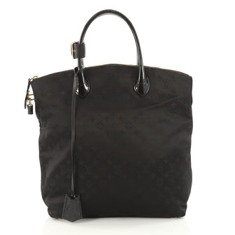 Louis Vuitton Desire Lockit Bag Monogram Nylon MM Black 3431001
