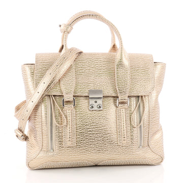 3.1 Phillip Lim Pashli Satchel Leather Medium Gold 3431401