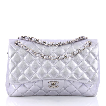 Classic Double Flap Bag Quilted Lambskin Jumbo