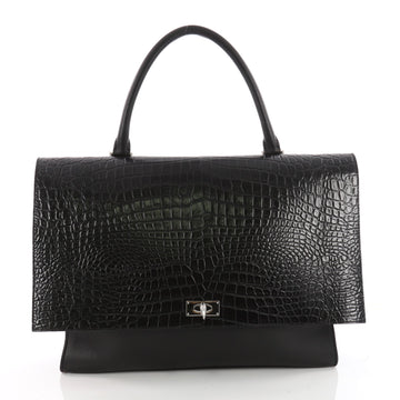 Givenchy Shark Convertible Satchel Crocodile Embossed 3432501