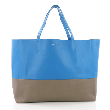 Celine Horizontal Bi-Cabas Tote Leather Large Blue 3432601