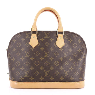 Louis Vuitton Vintage Alma Handbag Monogram Canvas PM 3434001