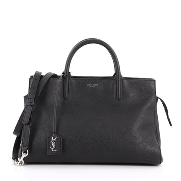 Saint Laurent Rive Gauche Cabas Leather Small Black 3434601