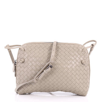 Bottega Veneta Crossbody Intrecciato Nappa Small Gray 3434903