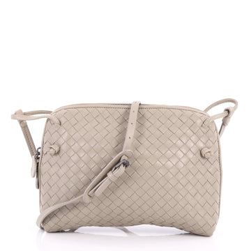 Bottega Veneta Crossbody Intrecciato Nappa Small Gray 3434903