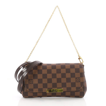 Louis Vuitton Favorite Handbag Damier PM Brown 3435801