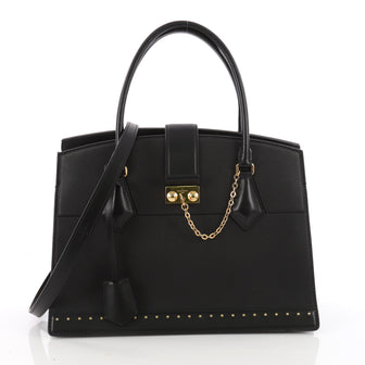 Louis Vuitton Cour Marly Leather with Studded Detail MM 3437201