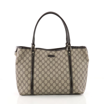 Gucci Joy Tote GG Coated Canvas Medium Brown 3439004