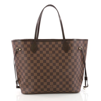 Louis Vuitton Neverfull Tote Damier MM Brown 3441102