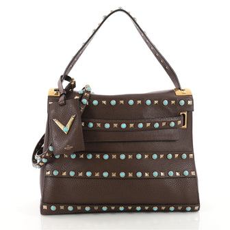 Valentino My Rockstud Rolling Convertible Satchel 3441301
