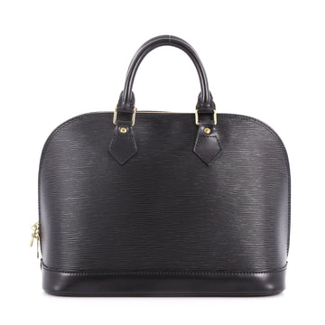 Louis Vuitton Vintage Alma Handbag Epi Leather PM Black 3442203