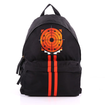 Givenchy Pocket Backpack Printed Nylon Black 3442305