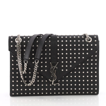 Saint Laurent Classic Monogram Satchel Studded Leather 3444001