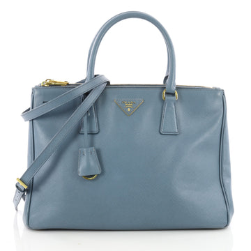 Prada Gardener's Tote Saffiano Leather Medium Blue 3444103
