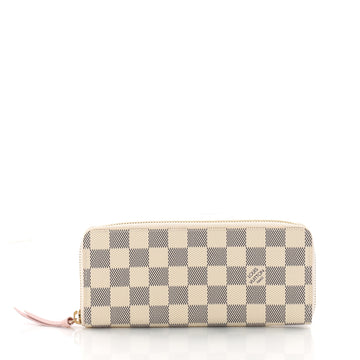 Louis Vuitton Clemence Wallet Damier White 3445102