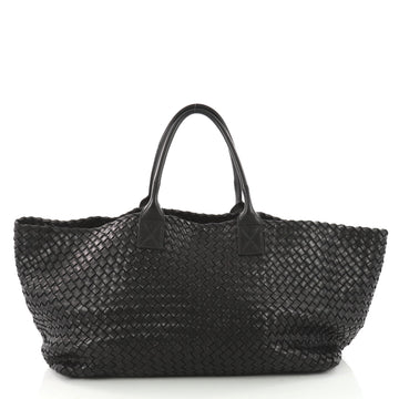 Bottega Veneta Cabat Tote Intrecciato Nappa Large Black 3445602