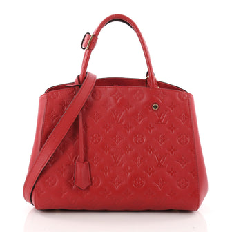 Louis Vuitton Montaigne Handbag Monogram Empreinte 3446203