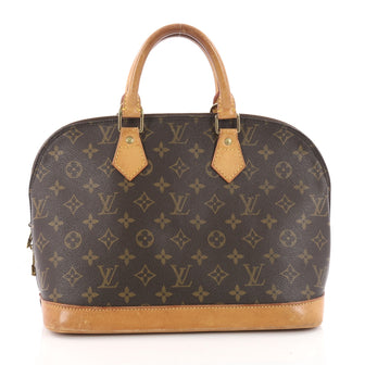 Louis Vuitton Vintage Alma Handbag Monogram Canvas PM 3449801