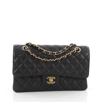 Chanel Classic Double Flap Bag Quilted Caviar Medium 3451201