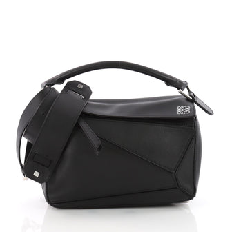 Loewe Puzzle Bag Leather Small Black 3452001
