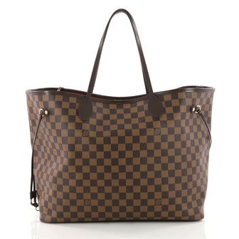 Louis Vuitton Neverfull NM Tote Damier GM Brown 3452502