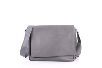 Louis Vuitton Roman Handbag Taiga Leather MM Gray 3452901