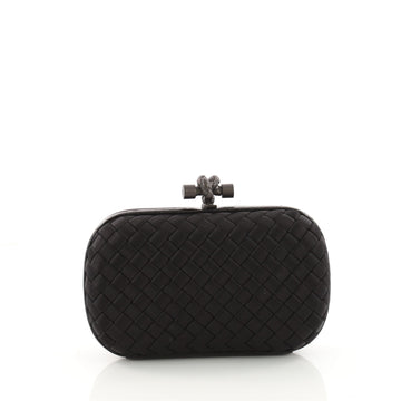 Bottega Veneta Box Knot Clutch Intrecciato Satin Small 3454401